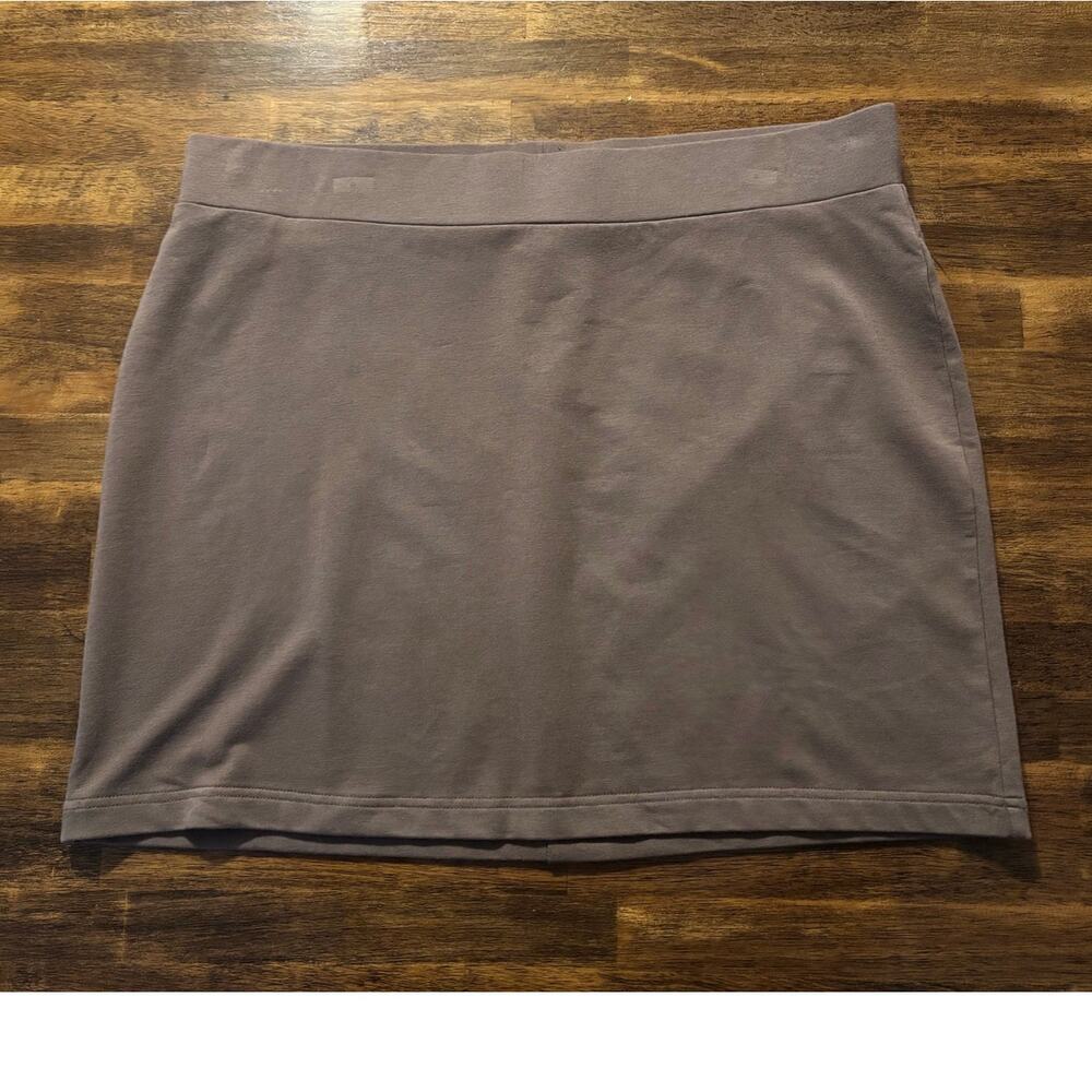 J. Jill PureJill Size Large Skirt Pima Cotton Stretch Short Mini Pull On